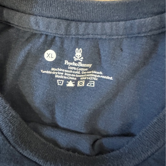 Men’s XL Psycho Bunny Blue T-shirt - Picture 3 of 7
